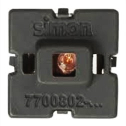 Блок LED подсветки цвет красный Simon 82, механизм 