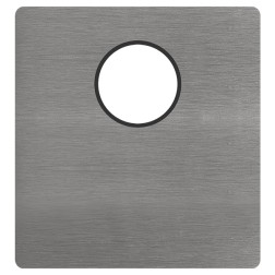 Лицевая панель для механизма TV/SAT с одним коннектором Soho Fede Brushed Graphite черный 