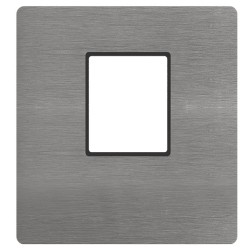 Лицевая панель для механизма MULTIMEDIA с одним коннектором  Soho Fede Brushed Graphite черный 