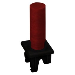 Ручка тумблерного типа с гравировкой Marco Fede Red Wine черный 