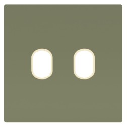 Накладка для 2-х тумблеров Marco Fede Green Olive бежевый 