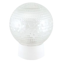 Светильник НББ 64-60-025 УХЛ4 (шар стекло Цветочек/прямое основание) TDM 