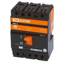 Автоматический выключатель ВА88-33 3Р 40А 35кА TDM (автомат) 