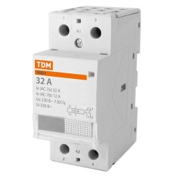 Контактор модульный КМ63/2-32А 2НО TDM 2 модуля  Контактор модульный КМ63/2-32А 2НО TDM 2 модуля