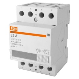 Контактор модульный КМ63/4-32А 4НО 230В АС TDM 3 модуля  Контактор модульный КМ63/4-32А 4НО 230В АС TDM 3 модуля