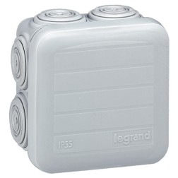 Коробка квадратная для открытой проводки Legrand Plexo IP55 65х65/40мм 