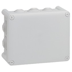 Коробка квадратная Legrand Plexo IP 55 155x110/74 IK 07 10 кабельных вводов серый 