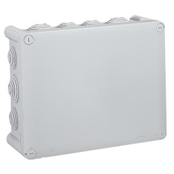 Коробка квадратная Legrand Plexo IP 55 220x170/86 IK 07 14 кабельных вводов серый 