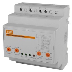 Универсальный автоматический переключатель фаз ПФ-01 3x16A, Umin160-210V, Umax230-280V TDM 