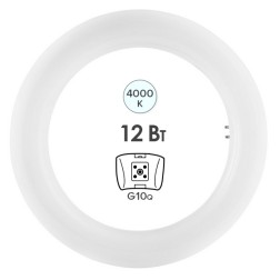 Лампа светодиодная Osram SubstiTUBE T9 EM LED 123° 22 12W 4000K 230V G10q 1200Lm d205 30000h 