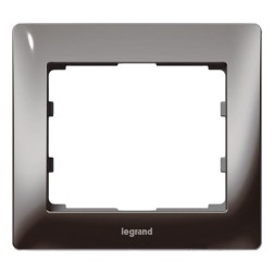 Рамка Legrand Galea Life 1 пост Black Nickel 