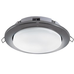 Светильник встраиваемый СВ 01-07 GX70-H5, 220 В, 50 Гц, без рефл., черный хром, TDM 