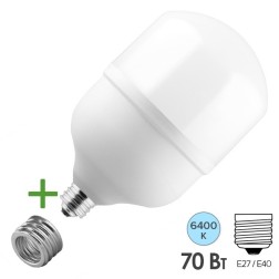 Лампа светодиодная LED Feron LB-65 70вт 6400K 6600lm Е27/Е40 дневной свет 