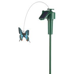 Садовый светильник ЭРА SL-PL42-BTF на солнечной батарее  Порхающая бабочка, пластик, цветной 42см 