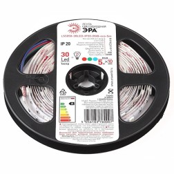 Светодиодная лента ЭРА LS5050-30LED-IP20-RGB-eco-5m 7,2W/m 12V 5056183760007 