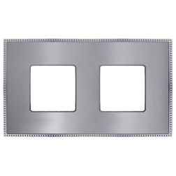 Рамка 2-ная Fede Belle Epoque Metal, bright chrome+bright chrome 