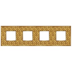 Рамка 4-ная Fede Vintage Tapestry, decorgold - bright gold 