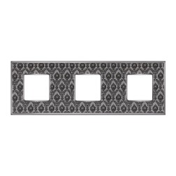 Рамка 3-ная Fede Vintage Tapestry, decornoir - bright chrome 