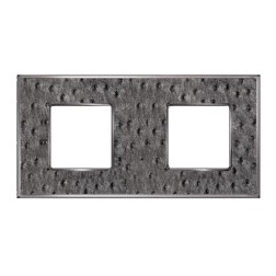 Рамка 2-ная Fede Vintage Tapestry, alienasilver - bright chrome 