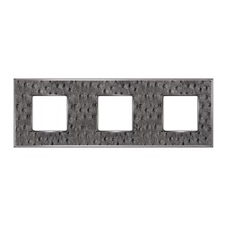 Рамка 3-ная Fede Vintage Tapestry, alienasilver - bright chrome 