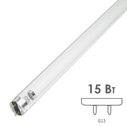 Лампа бактерицидная LightBest LBC 15W T8 G13 L438mm специальная безозоновая 