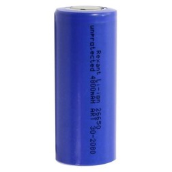 Аккумулятор Rexant Li-ion 26650 unprotected 4800 mAH 3.7V 