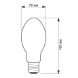 Лампа ртутная ДРВ Philips ML 160W 225-235V E27 бездроссельная 