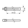 Лампа бактерицидная Osram HNS S 11W 2P G23 L236mm специальная безозоновая 