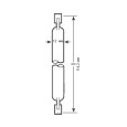 Лампа галогенная линейная Osram 64696 ECO Haloline 120W (150W) 220V R7s 114.2mm 