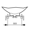 Лампа галогенная OSRAM 41835 SSP HALOSPOT 111 50W 4° 12V G53 