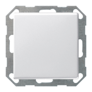 Светорегулятор кнопочный 400 Вт Gira Standard 55 Белый шелковисто-матовый (в сборе) 