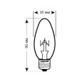 Лампа накаливания свеча Osram CLASSIC B CL 40W E27 прозрачная (ЛОН) 
