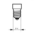 Лампа накаливания шарик Osram CLASSIC P CL 60W E14 прозрачная (ЛОН) 