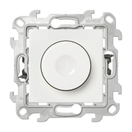 Светорегулятор поворотный 450 Вт Simon Simon 24 Белый (в сборе) 