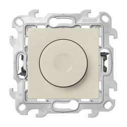 Светорегулятор поворотный 450 Вт Simon Simon 24 Слоновая кость (в сборе) 