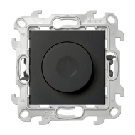 Светорегулятор поворотный 450 Вт Simon Simon 24 Графит (в сборе) 