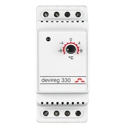 Терморегулятор Devireg 330, -10C-+10C с датчиком на проводе 