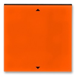 Управляющий элемент Busch-Jalousiecontrol II ABB Levit с маркировкой оранжевый / дымчатый чёрный 