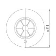 Датчик движения потолочный ДД 024 белый 1100Вт 360° 7м ИЭК 