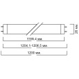 Люминесцентная лампа для овощей, фруктов, рыбы T8 Sylvania F36W FOODSTAR FRESH 6400K G13, 1200 mm 