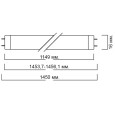 Люминесцентная лампа для овощей, фруктов, рыбы T5 Sylvania FHE35W FOODSTAR FRESH 6400K G5, 1449mm 