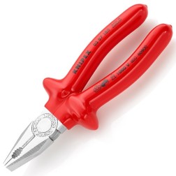 Пассатижи Knipex 180мм с изолированными однокомпонентными рукоятками VDE 1000V 