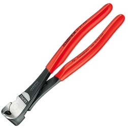 Кусачки торцевые Knipex 200мм особой мощности фосфатированные с однокомпонентными рукоятками 