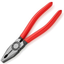 Пассатижи комбинированные Knipex 180мм фосфатированные с однокомпонентными рукоятками 