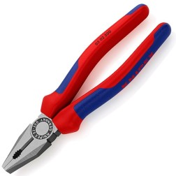 Пассатижи комбинированные Knipex 200мм фосфатированные с двухкомпонентными рукоятками 