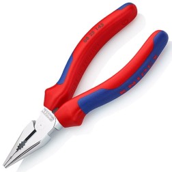 Пассатижи удлиненные Knipex 145мм хромированные с двухкомпонентными рукоятками 