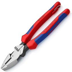 Пассатижи электромонтера Knipex 240мм фосфатированные со страховочным кольцом 