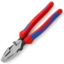 Пассатижи электромонтера Knipex 240мм фосфатированные с двухкомпонентными рукоятками 