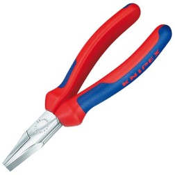 Плоскогубцы Knipex 140мм хромированные с двухкомпонентными рукоятками 