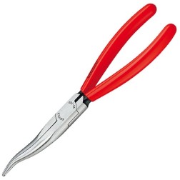 Длинногубцы механика Knipex 200мм изогнутые фосфатированные с однокомпонентными рукоятками 